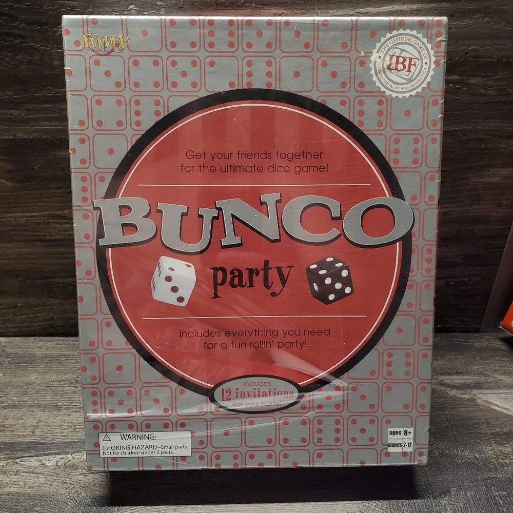BUNCO Official Party Game by IBF DICE GAME Open Box Great‎ Fun Game for holidays